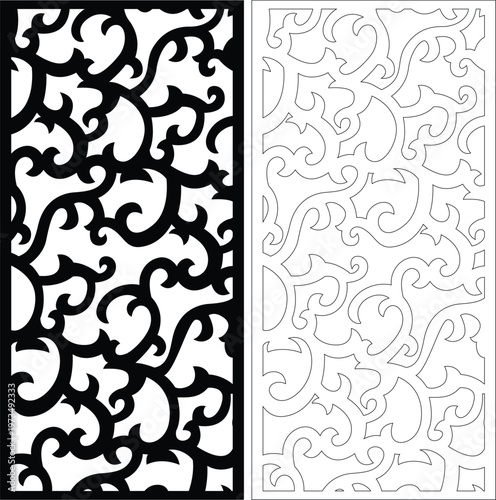 Premium Jali Screen Patterns | Laser Cut EPS Bundle