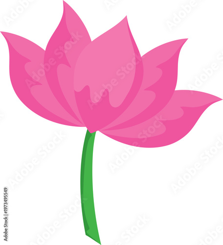 vasant lotus flower design. eps