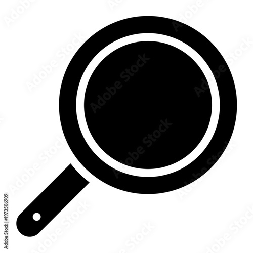 Pan  icon glyph style vector graphic illustration. Suitable for website design, app, template.