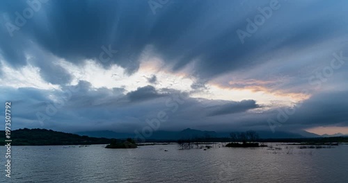 Timelapse footage of Dark storm clouds passing video Time Lapse,High quality footage black clouds over mountains