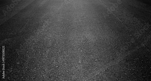 Black asphalt road