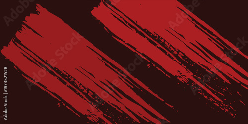 black red dragon decal brush fire volcano lava sakura Asia Japan anime style illustration sporty background banner style illustration. modern