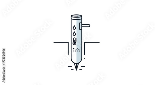 Micropipette laboratory scientific instrument tool.