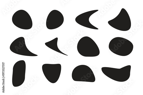 Black and white lunar phases a minimalist illustration of the moon's cycle