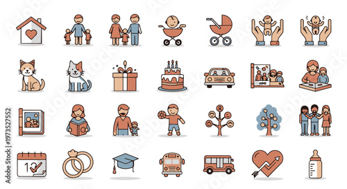 adobe illustrator art work family pack design