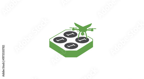 Green smartphone with four camera lenses.