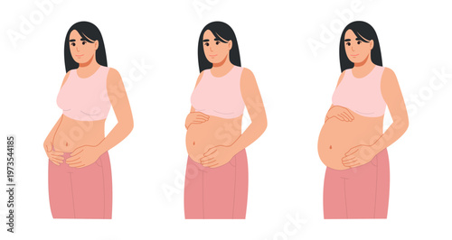 Fetal Development Across Three Trimesters