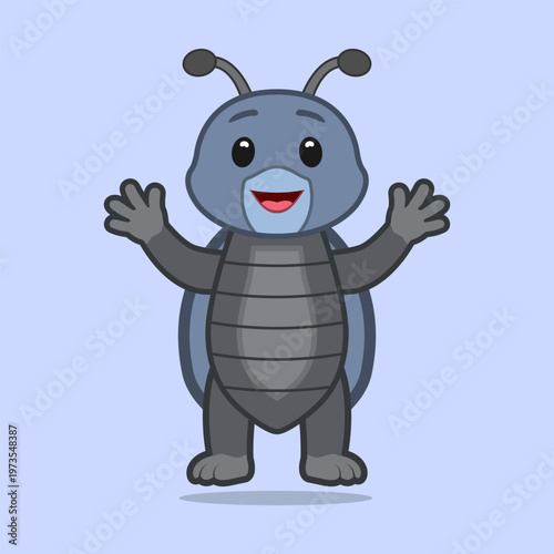 Beetle vector image