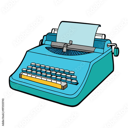 A classic vintage typewriter with metal keys and timeless charm, echoing the rhythm of old stories. A nostalgic piece blending history, creativity, and elegant design.