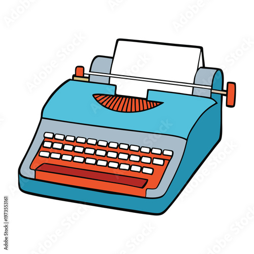 A classic vintage typewriter with metal keys and timeless charm, echoing the rhythm of old stories. A nostalgic piece blending history, creativity, and elegant design.