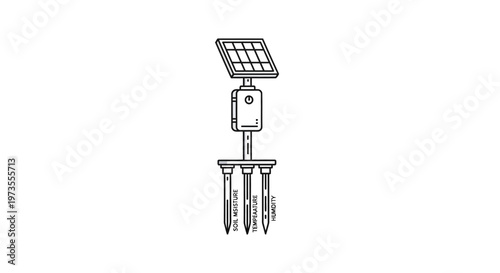Solar Powered Street Light Fixture.
