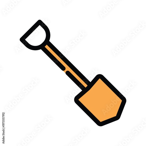 Shovel icon design template