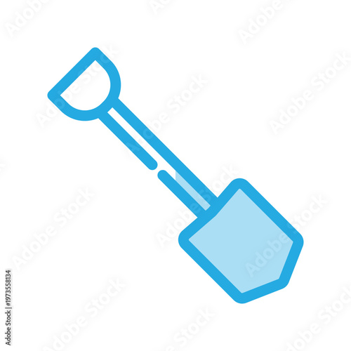 Shovel icon design template
