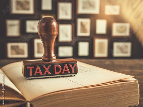 Aerial view of a modern building with a rooftop pool and adjacent parking lot