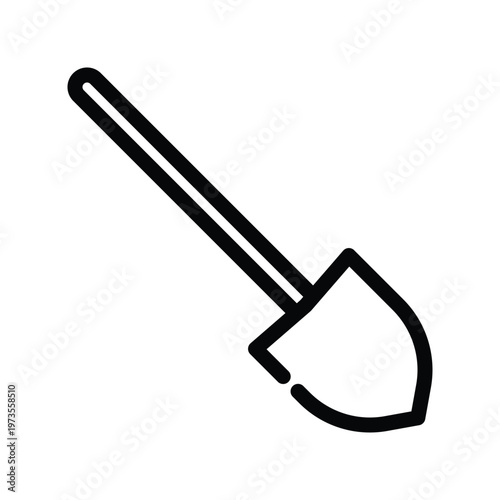 Shovel icon design template