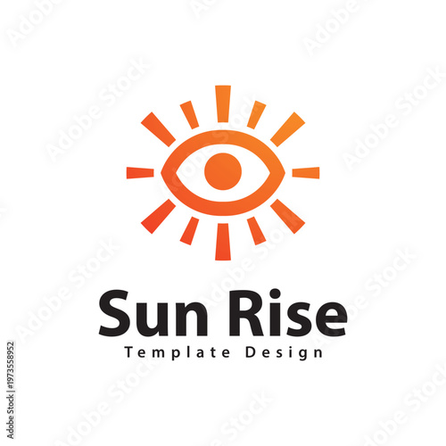 Sun  Logo Vector Design Template