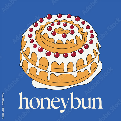 easter cake with eggs