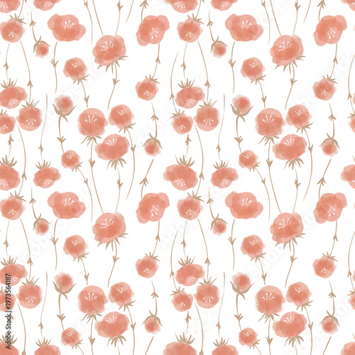 seamless floral pattern with flowers 2