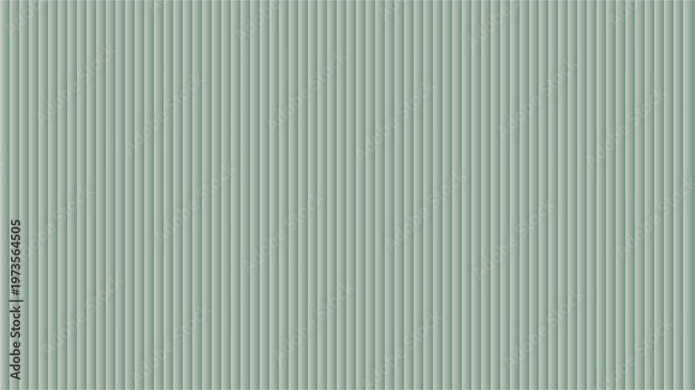 Obraz premium Subtle Green Vertical Corrugated Texture Background