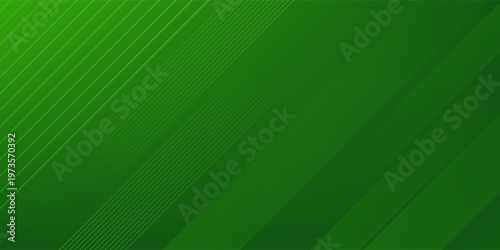 Abstract green sporty background template vector with shiny lines and lights. Green background with strong pattern design.Eps10 vector