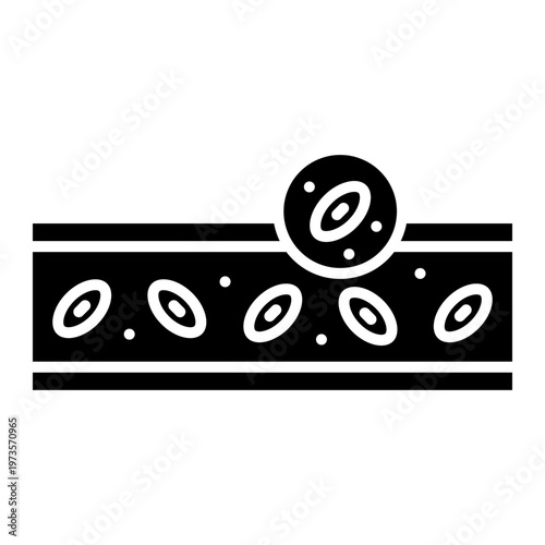 White Blood Cell Attack Vector Icon