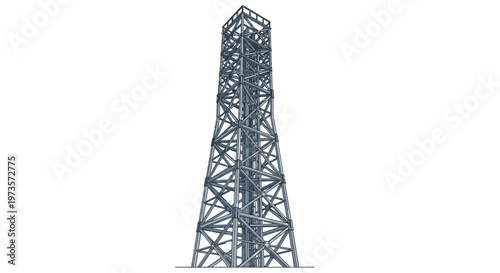 Industrial Steel Derrick Structure for Oil and Gas Extraction