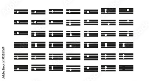 Industrial, metal, riveted, plate, icons, 40 black and white, vector graphics, industrial rivets, metal plates, engineering symbols