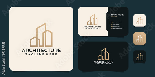 Build architecture property investment real estate logo design