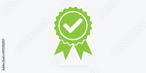 Approved or Certified Medal Icon