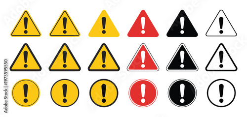 Free Download Caution Triangle Icon With Exclamation Mark, Flat Style Warning Symbol For Danger And Risk Alerts, Safety Sign For Construction, Road, And Workplace Use, Clean Vector Illustration Isolated On. - GFXLoad