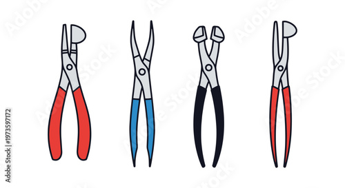 Surgical Punch Line art vector clean abstract creative