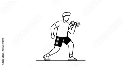 Simple abstract image with minimal visual elements