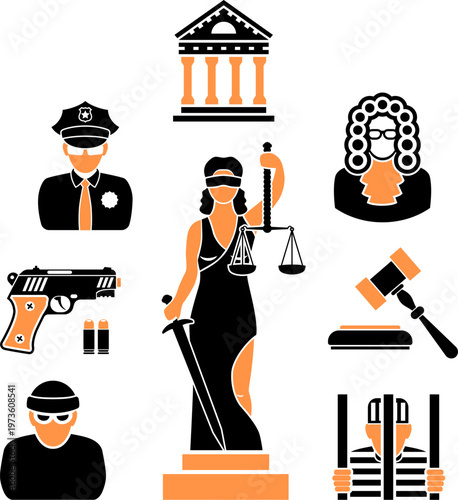 Lady Justice Concept
