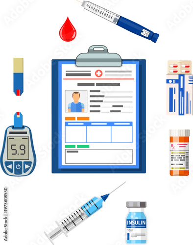 World Diabetes Day Concept