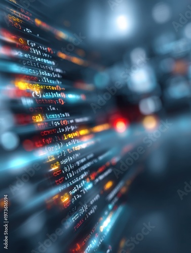 api integration software development with a blured technology background