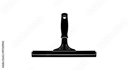 Black Rubber Window Squeegee Tool.