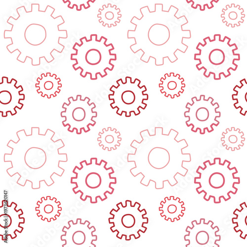 Gear Seamless Pattern, Background