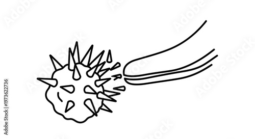 Crushing a virus or bacteria with a shoe, concept of fighting infection and disease