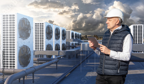 HVAC inspection, technician...
