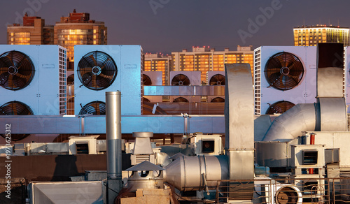 Urban HVAC systems, rooftop...