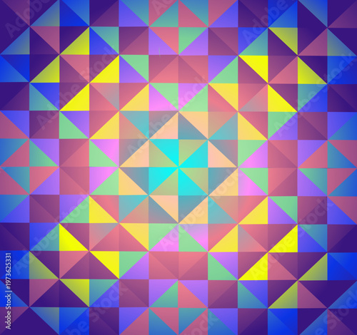 Vector, palette, gradient, triangles, pattern, symmetry, geometry, decor, design, texture, art, tile, plane, plate, color background, decoration, illustration, wallpaper, geometric, colorful, element,