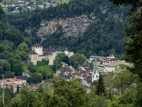 Schattenburg Castle is located above the town of Feldkirch in Vorarlberg, Austria
