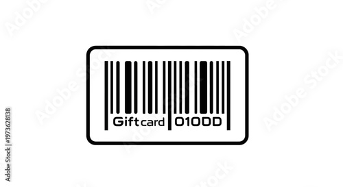Gift Card Barcode Icon