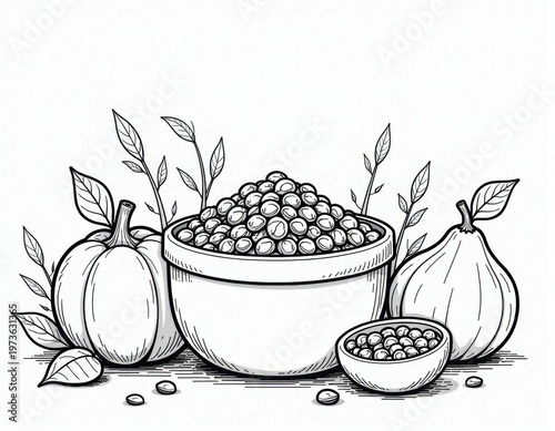 Scenic view of vibrant green rice paddy field and mountains