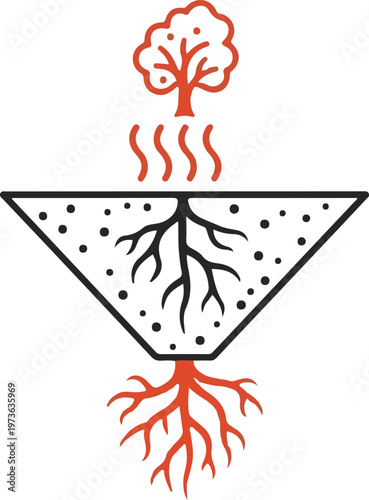 Heat resilient street tree chamber diagram roots