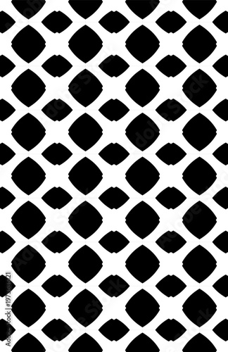  black and white  backhround seamless pattern textile wallpaper .