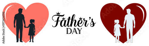 Father's day illustration a heartfelt tribute to dads and their children