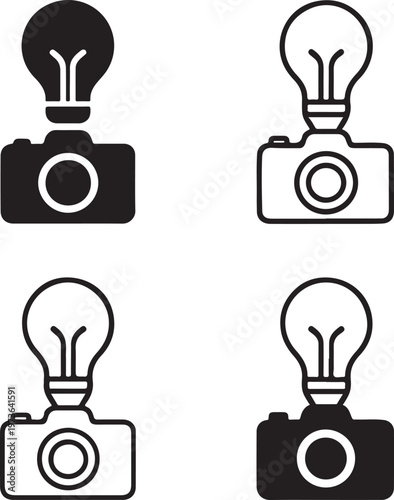 Isolated Creative Photography Concept Banner, Creative Photography Concept Banner icon, Creative Photography Concept Banner vector, artistic design, camera creativity, visual storytelling concept