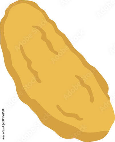 Fried banana crispy snack