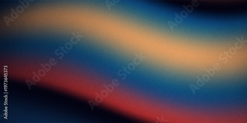 Vibrant color gradient grainy texture background orange red blue abstract color shape black backdrop noisy banner header poster design